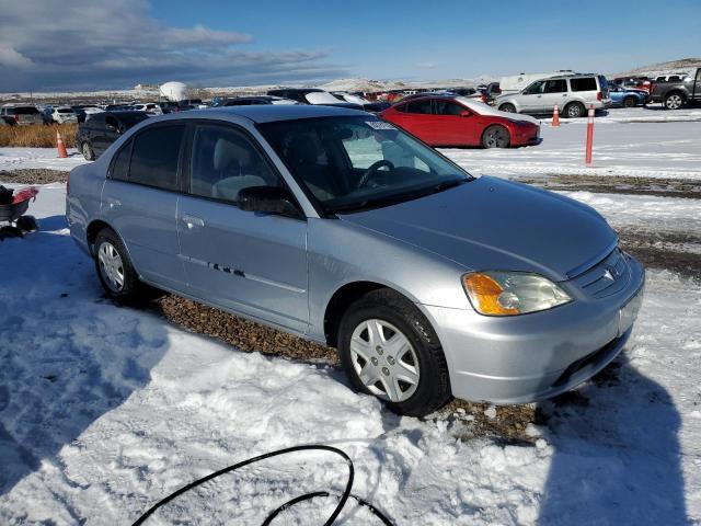 2HGES16563H603853 - 2003 HONDA CIVIC LX SILVER photo 4