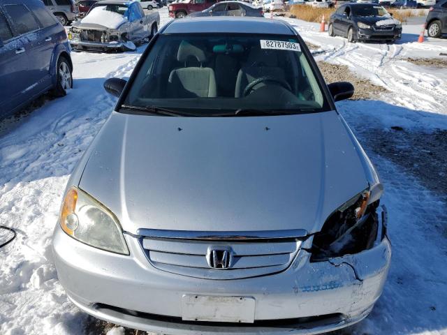 2HGES16563H603853 - 2003 HONDA CIVIC LX SILVER photo 5