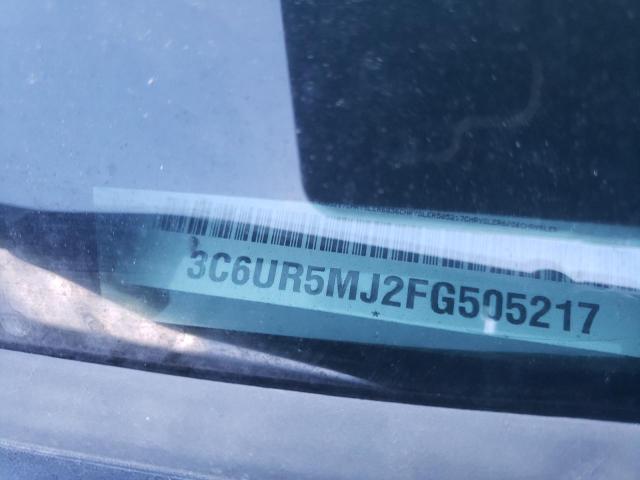 3C6UR5MJ2FG505217 - 2015 RAM 2500 SLT შავი ფოტო 13