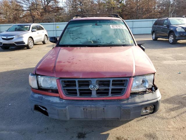 JF1SF6352XH715686 - 1999 SUBARU FORESTER L RED photo 5