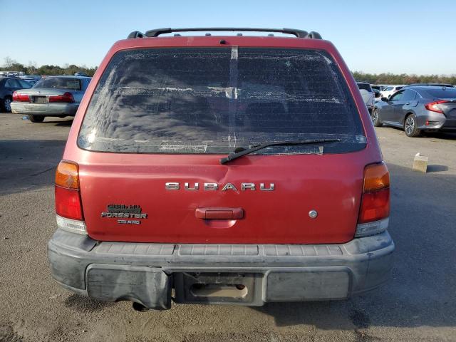 JF1SF6352XH715686 - 1999 SUBARU FORESTER L RED photo 6