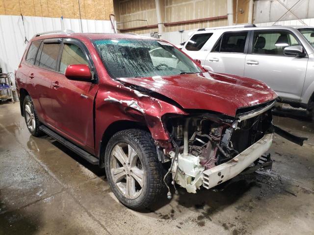 JTEES43A582058449 - 2008 TOYOTA HIGHLANDER SPORT BURGUNDY photo 4