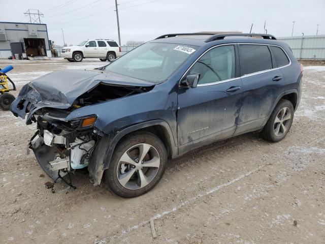 1C4PJMDX4ND508658 - 2022 JEEP CHEROKEE LIMITED BLUE photo 1