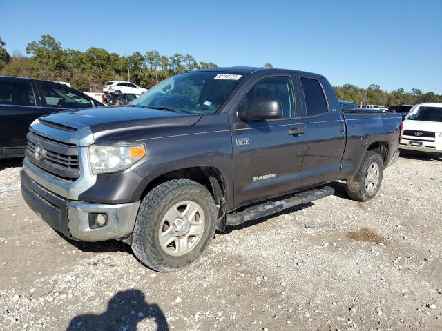 5TFUW5F1XEX412843 - 2014 TOYOTA TUNDRA DOUBLE CAB SR/SR5 GRAY photo 1