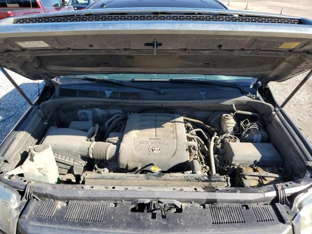 5TFUW5F1XEX412843 - 2014 TOYOTA TUNDRA DOUBLE CAB SR/SR5 GRAY photo 11
