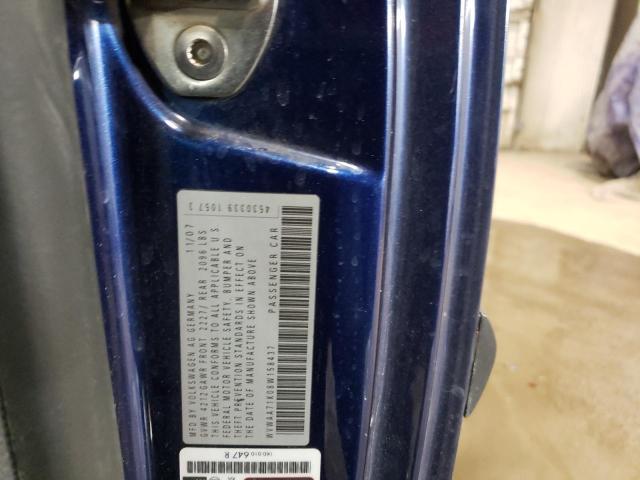 WVWAA71K08W158437 - 2008 VOLKSWAGEN RABBIT BLUE photo 12