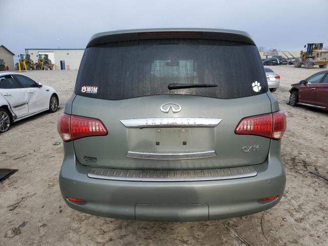 JN8AZ2NEXB9000178 - 2011 INFINITI QX56 GREEN photo 6