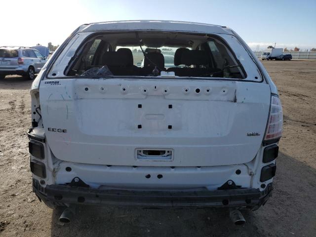 2FMDK3JC9ABA36853 - 2010 FORD EDGE SEL WHITE photo 6