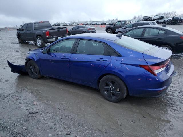 KMHLM4AGXNU326985 - 2022 HYUNDAI ELANTRA SEL BLUE photo 2