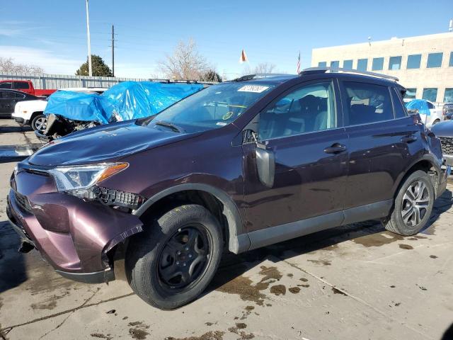 2T3BFREV0GW525470 - 2016 TOYOTA RAV4 LE MAROON photo 1