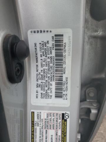 1NXBR32E55Z460453 - 2005 TOYOTA COROLLA CE SILVER photo 12