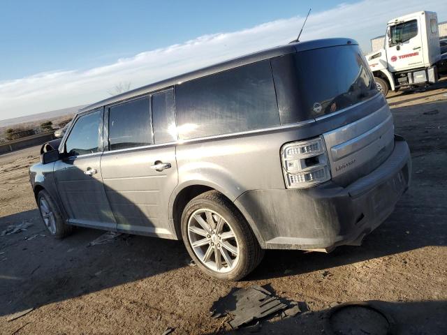 2FMGK5D85KBA32123 - 2019 FORD FLEX LIMITED GRAY photo 2