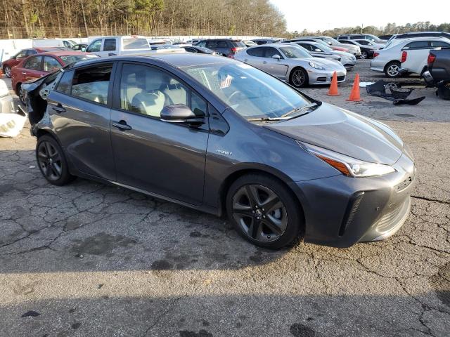 JTDKARFU9K3098838 - 2019 TOYOTA PRIUS GRAY photo 4