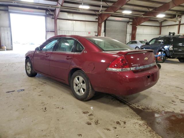 2G1WT58K889112480 - 2008 CHEVROLET IMPALA LT MAROON photo 2