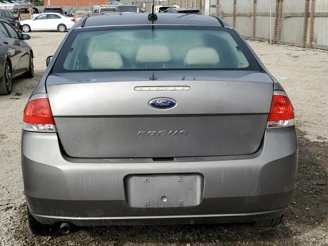 1FAHP3EN9BW118025 - 2011 FORD FOCUS S GRAY photo 6