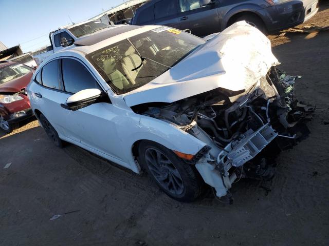 19XFC2F73JE022195 - 2018 HONDA CIVIC EX WHITE photo 4