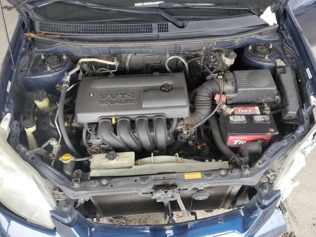 2T1KR32E34C198237 - 2004 TOYOTA COROLLA MA XR BLUE photo 11