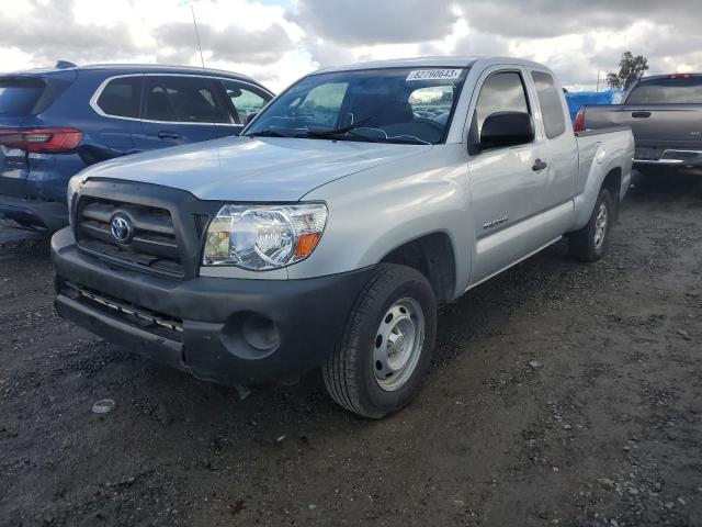 5TETX22N55Z059338 - 2005 TOYOTA TACOMA ACCESS CAB SILVER photo 1