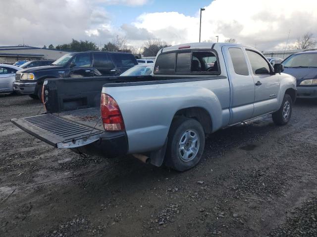 5TETX22N55Z059338 - 2005 TOYOTA TACOMA ACCESS CAB SILVER photo 3