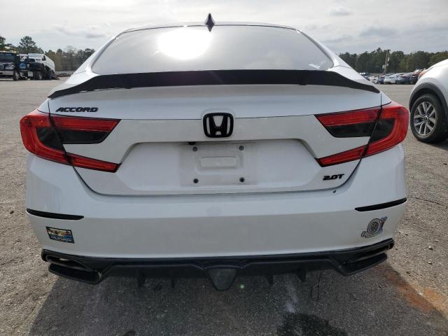 1HGCV2F54LA020636 - 2020 HONDA ACCORD EXL WHITE photo 6