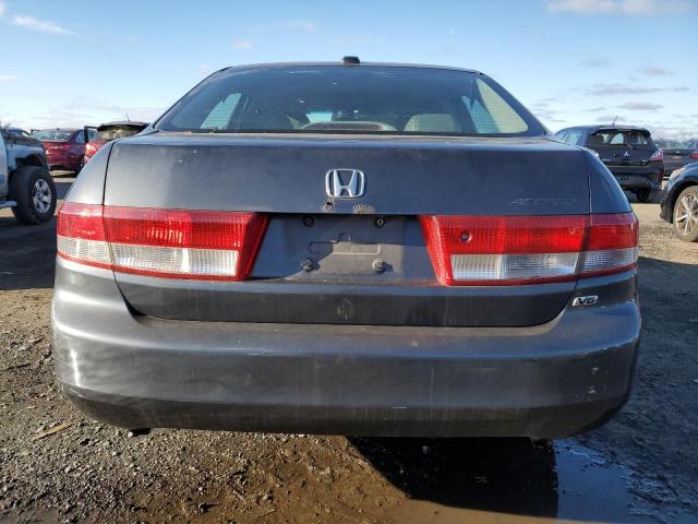 1HGCM66554A065077 - 2004 HONDA ACCORD EX GRAY photo 6