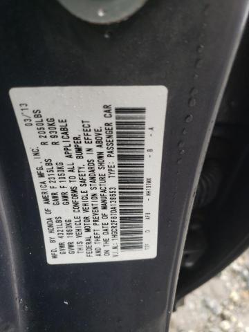 1HGCR2F87DA139653 - 2013 HONDA ACCORD EXL GRAY photo 13