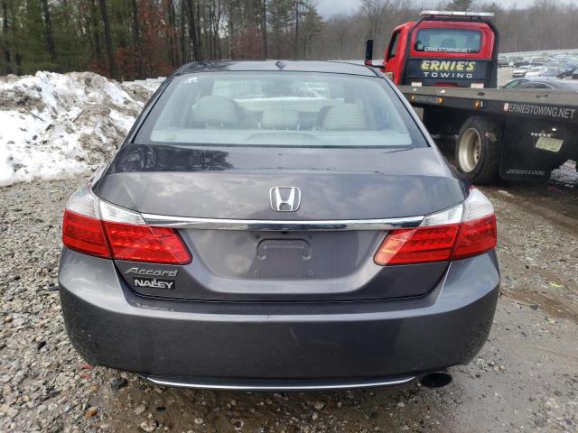 1HGCR2F87DA139653 - 2013 HONDA ACCORD EXL GRAY photo 6