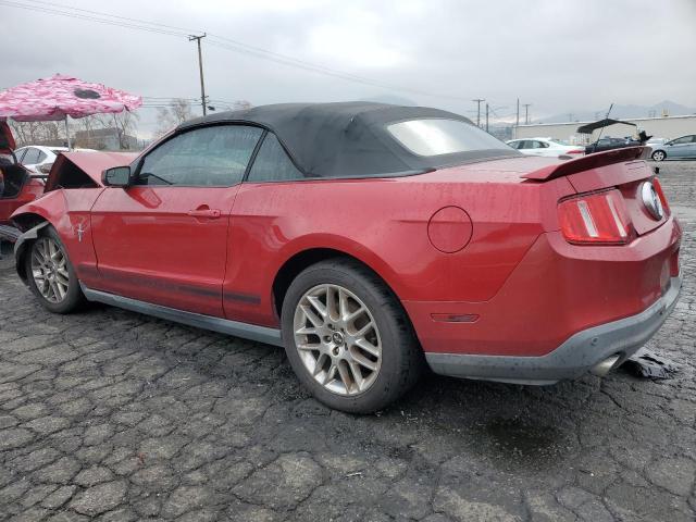 1ZVBP8EM5C5230250 - 2012 FORD MUSTANG RED photo 2