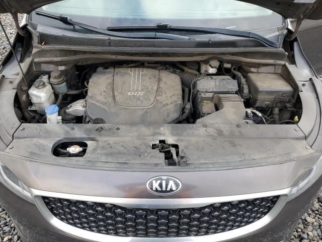 KNDMB5C14H6333419 - 2017 KIA SEDONA LX BROWN photo 12