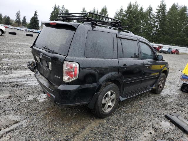 5FNYF18758B020203 - 2008 HONDA PILOT EXL BLACK photo 3