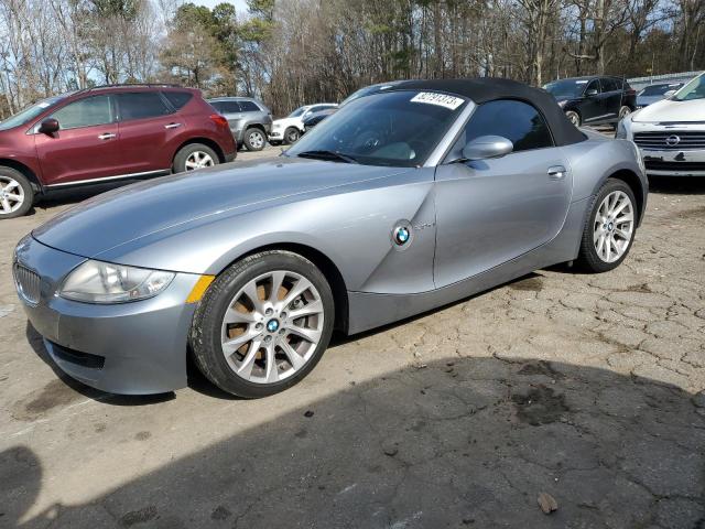 4USBU53537LX03354 - 2007 BMW Z4 3.0SI SILVER photo 1