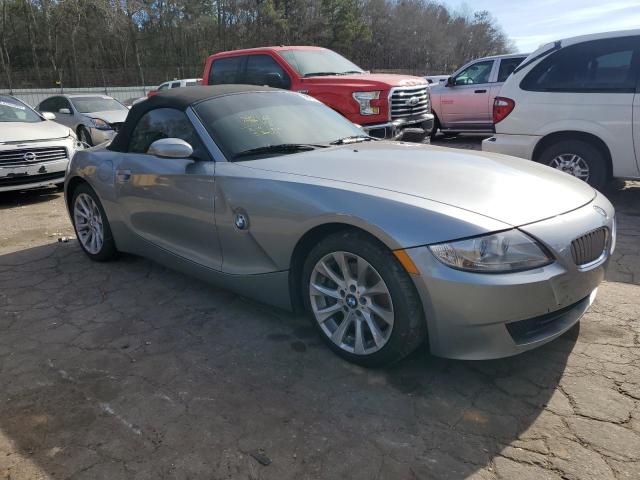 4USBU53537LX03354 - 2007 BMW Z4 3.0SI SILVER photo 4