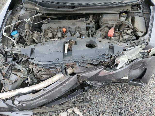 19XFB2F55FE245217 - 2015 HONDA CIVIC LX GRAY photo 11