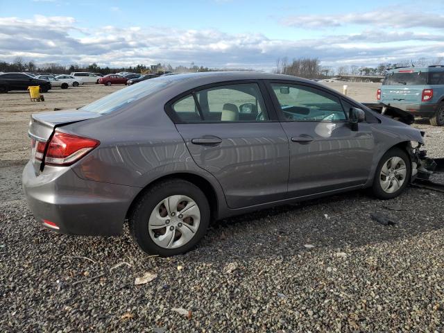 19XFB2F55FE245217 - 2015 HONDA CIVIC LX GRAY photo 3