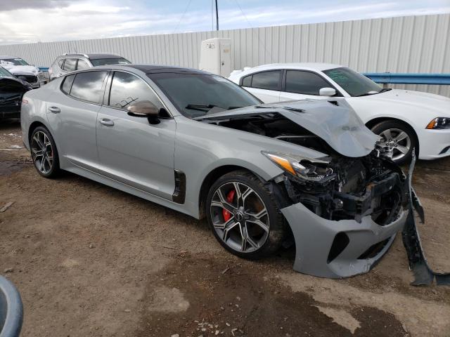 KNAE45LC3J6040260 - 2018 KIA STINGER GT1 GRAY photo 4