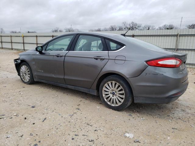 3FA6P0UU4ER368732 - 2014 FORD FUSION S HYBRID GRAY photo 2