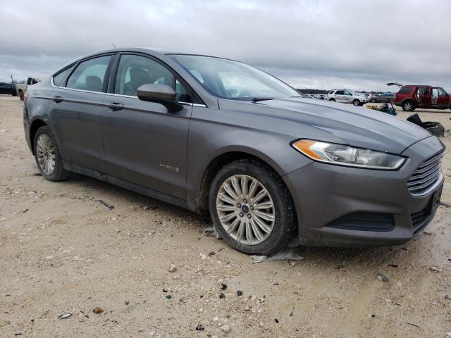 3FA6P0UU4ER368732 - 2014 FORD FUSION S HYBRID GRAY photo 4