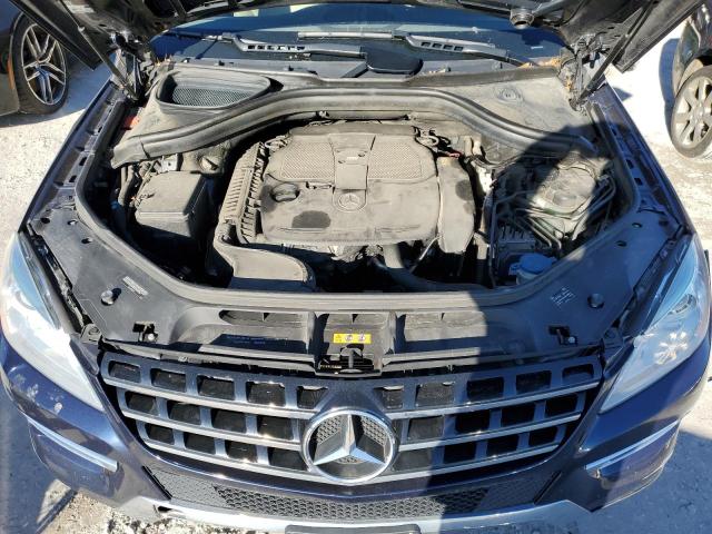 4JGDA5HB7EA340700 - 2014 MERCEDES-BENZ ML 350 4MATIC BLUE photo 11