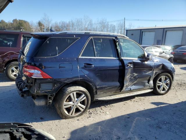 4JGDA5HB7EA340700 - 2014 MERCEDES-BENZ ML 350 4MATIC BLUE photo 3