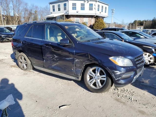 4JGDA5HB7EA340700 - 2014 MERCEDES-BENZ ML 350 4MATIC BLUE photo 4