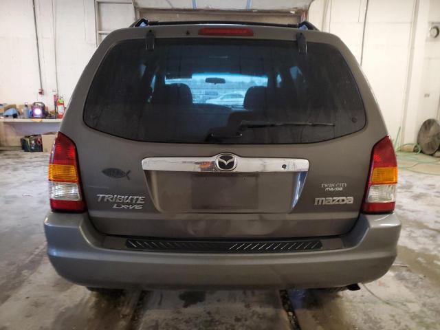 4F2YU09182KM12788 - 2002 MAZDA TRIBUTE LX GRAY photo 6