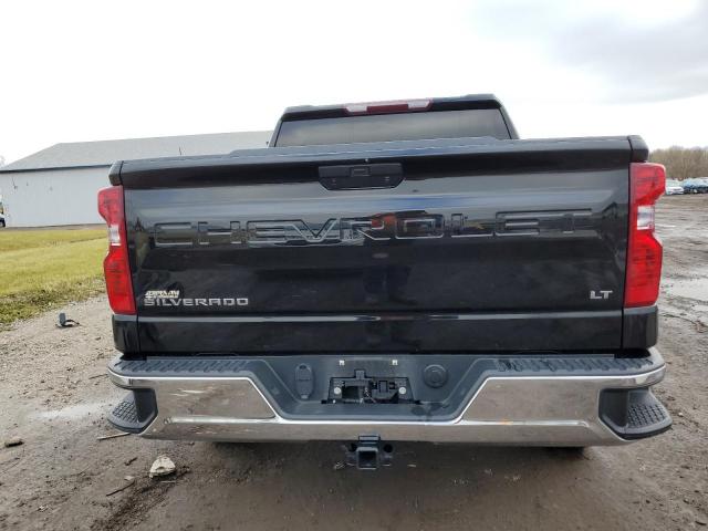 1GCPYJEK8MZ430710 - 2021 CHEVROLET SILVERADO K1500 LT BLACK photo 6