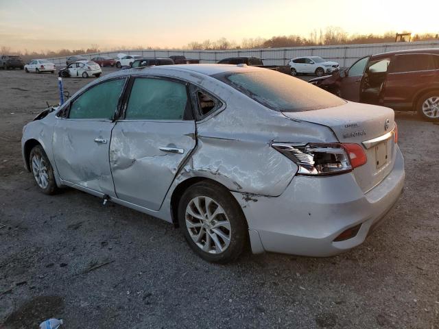 3N1AB7AP3JL636700 - 2018 NISSAN SENTRA S SILVER photo 2