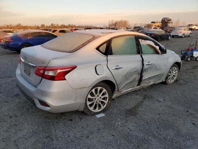 3N1AB7AP3JL636700 - 2018 NISSAN SENTRA S SILVER photo 3