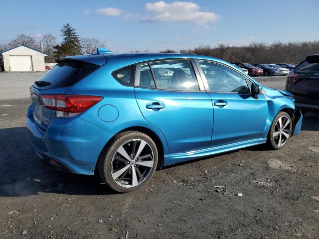 4S3GTAM69H3716335 - 2017 SUBARU IMPREZA SPORT BLUE photo 3