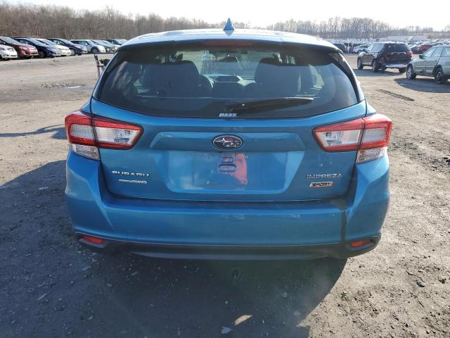 4S3GTAM69H3716335 - 2017 SUBARU IMPREZA SPORT BLUE photo 6