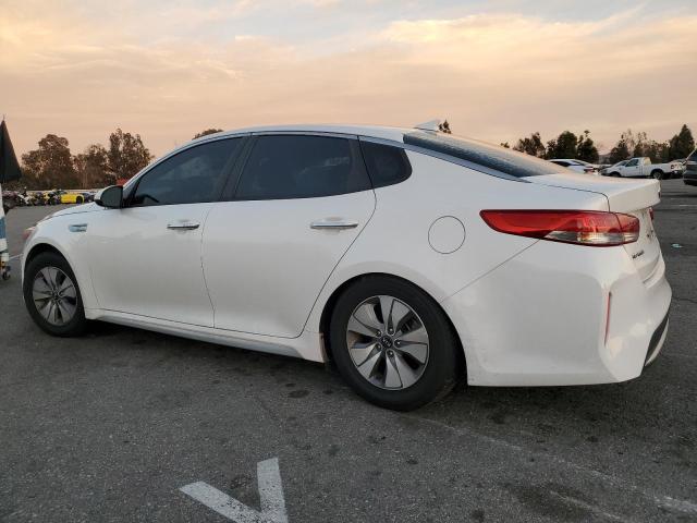 KNAGT4LE5J5020587 - 2018 KIA OPTIMA HYBRID WHITE photo 2