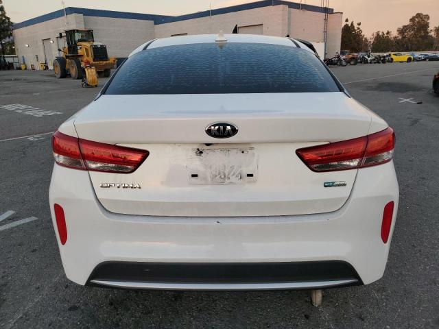 KNAGT4LE5J5020587 - 2018 KIA OPTIMA HYBRID WHITE photo 6