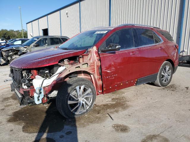 3GNAXNEV1NS167699 - 2022 CHEVROLET EQUINOX PREMIER RED photo 1