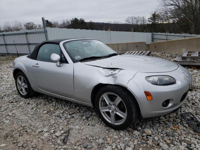 JM1NC25F360121670 - 2006 MAZDA MX-5 MIATA SILVER photo 4